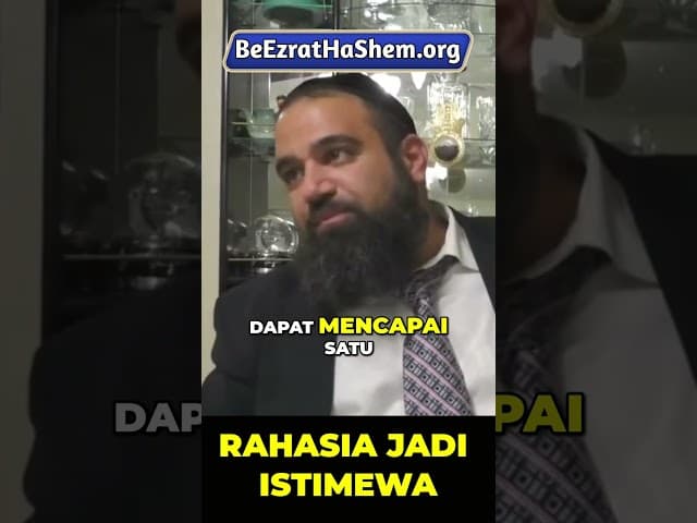 Kekuatan Transformasi Torah Dari Tumah Menjadi Istimewa #Torah #Yahudi #RabiYaronReuven