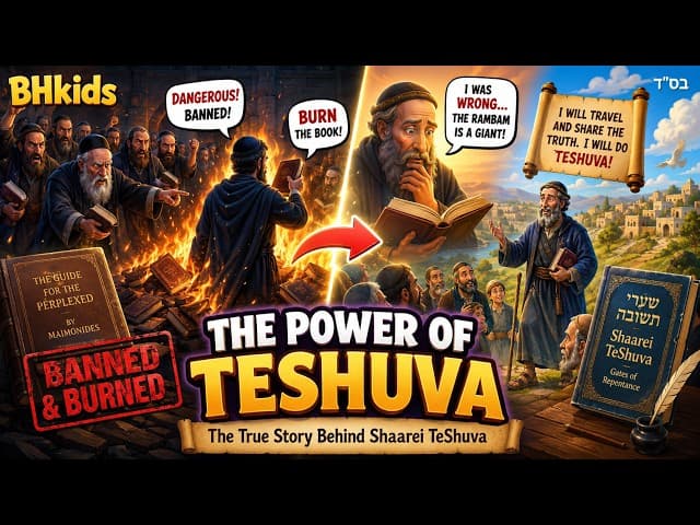 The True Story Behind Shaarei TeShuva📖❤️ | Rabbeinu Yona | TORAH FOR KIDS AI