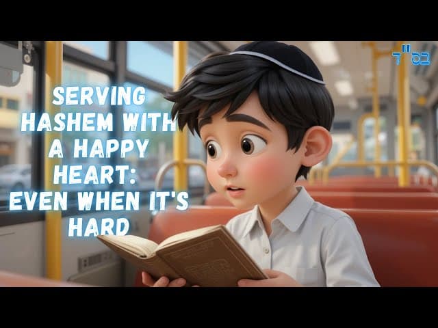 🧡 A True Servant of Hashem – Are YOU One? | TORAH FOR KIDS AI