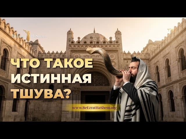 Что такое истинная тшува? - Пиркей Авот