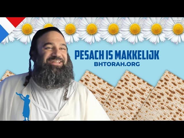 Pesach is vandaag makkelijk.
