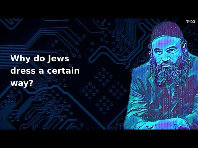 Why do Jews dress a certain way?