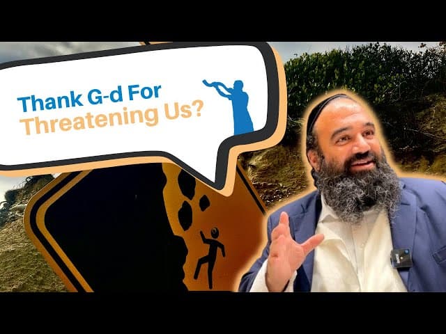 Should we thank G d for threatening us to accept the torah