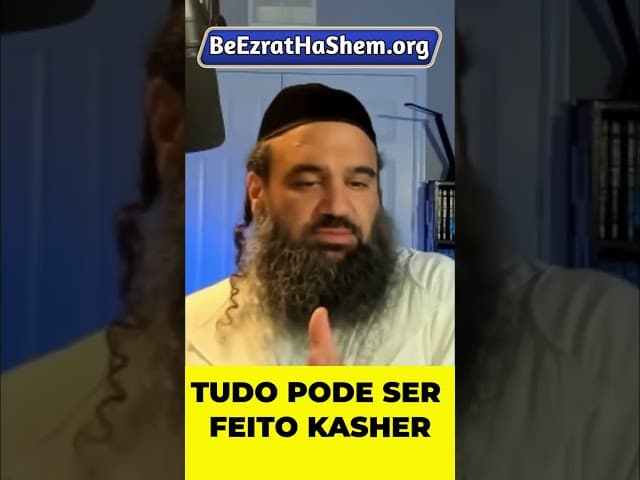 Tudo Pode Ser Feito de Forma Kasher #Torá #Judeu #RabinoYaronReuven