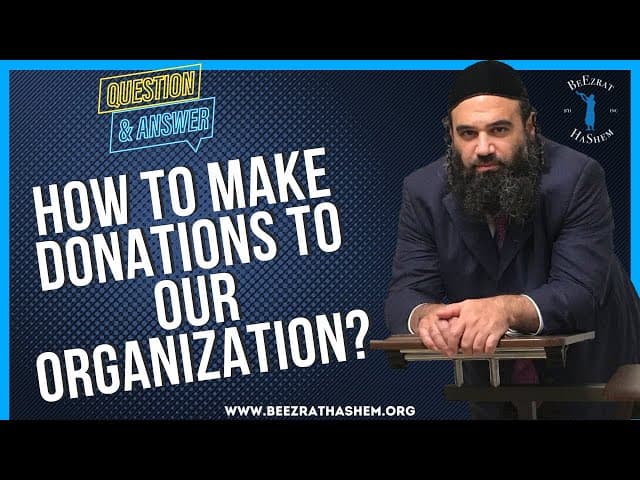 HOW TO MAKE DONATIONS TO OUR ORGANIZATION?