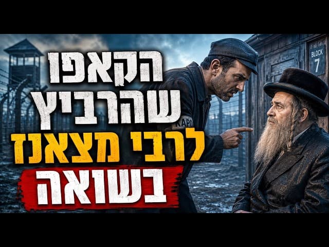 הקאפו שהרביץ לרבי מצאנז בשואה