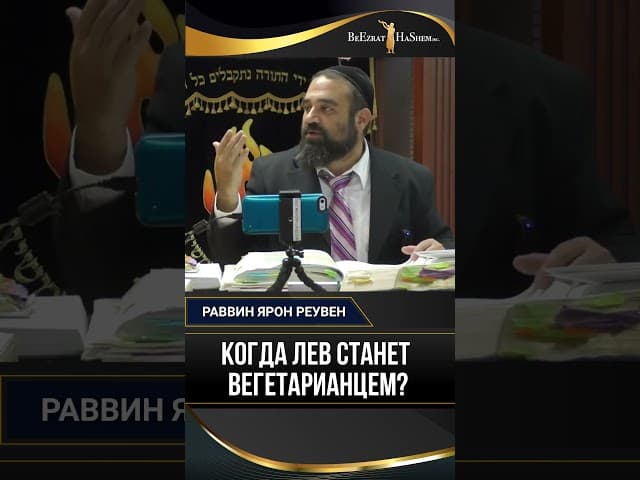 Когда лев станет вегетарианцем? | Раввин Ярон Реувен