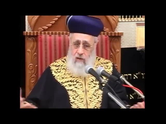 מה הדים של מחלל שבת ; הראשון לציון הרב יצחק יוסף שליט"א בדברים נוקבים