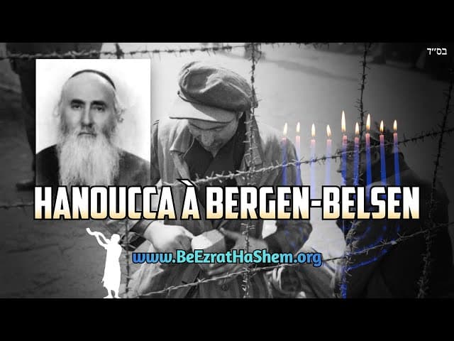 Hanoucca au camp de Bergen-Belsen