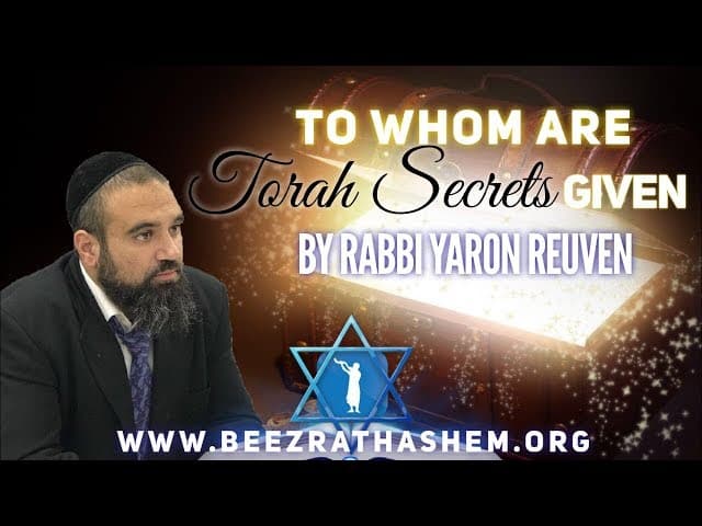 To Whom Are Torah Secrets Given? - MUSSAR Pirkei Avot (138)