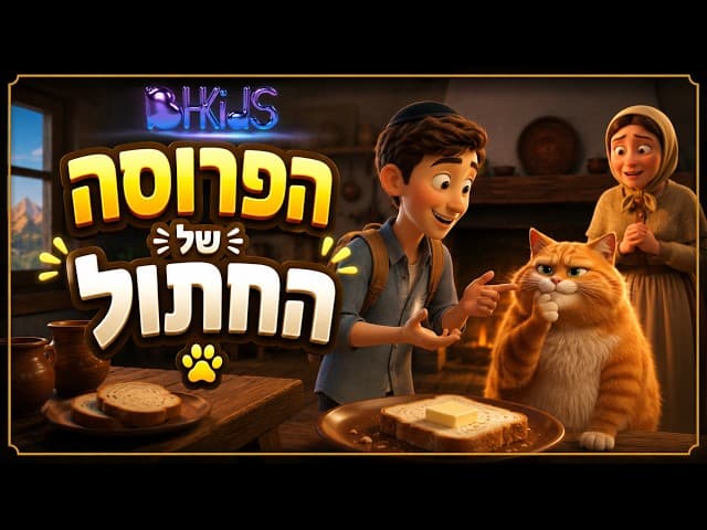 הפרוסה של החתול 🥖🐱✨| סיפורים חינוכיים לילדים