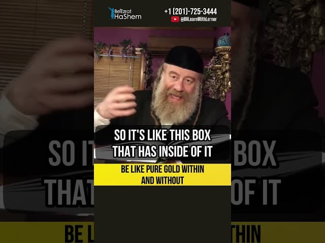 💛 Be like pure gold within and without #shorts #Torah