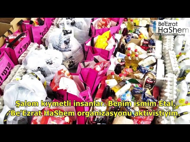 PURİM 5782: İsrael'deki Yoksul Yahudilere Yardım