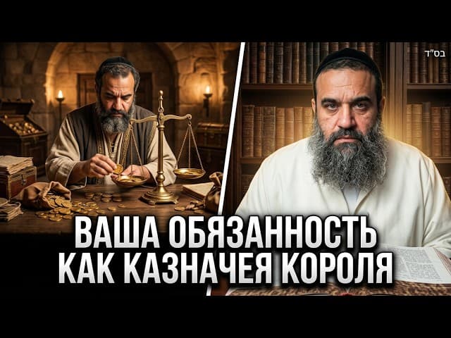 Ваша обязанность как казначея Короля | Раввин Ярон Реувен