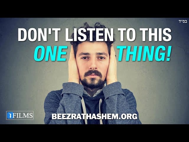 Don't Listen To This One Thing! ( A BeEzrat HaShem Inc. Film)