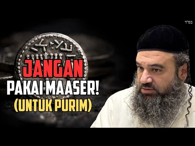 Bisakah Maaser digunakan untuk Mitzvah Purim?