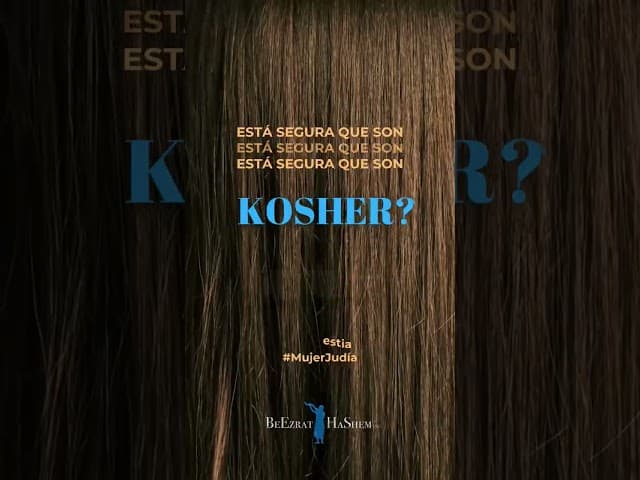 👀👉👌❓Sabes si tu #PELUCA es #KOSHER? #sheitel #brasil #Italia #China #India #Santos #Teshuva