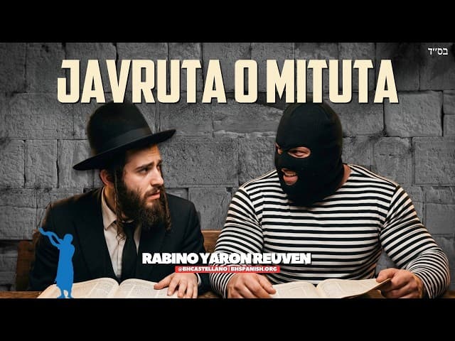 ¡Ayuda! Mi chavruta es un criminal.