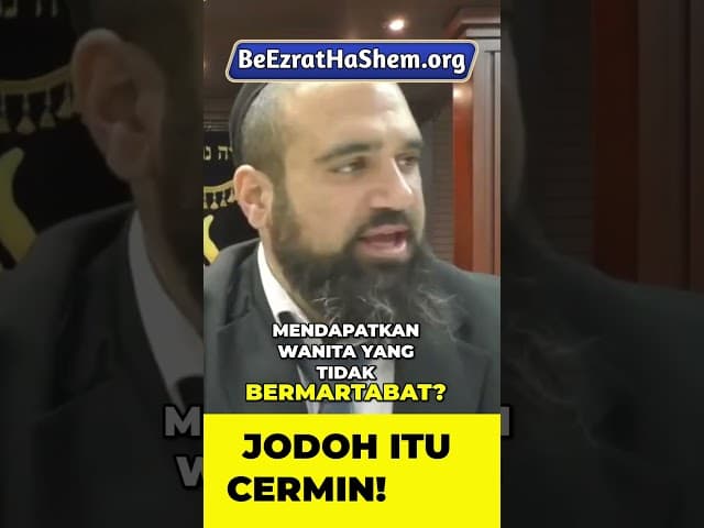 Kenapa Tzadik Dipasangkan dengan Wanita Bermartabat? #Torah #Yahudi #RabiYaronReuven