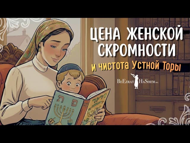 Цена женской скромности и чистота Устной Торы.