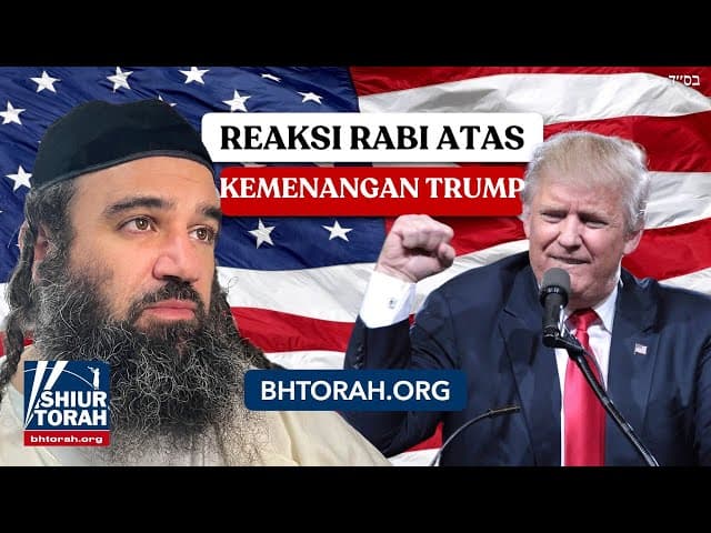 Reaksi Rabbi Yaron Reuven: Trump Menang Pilpres