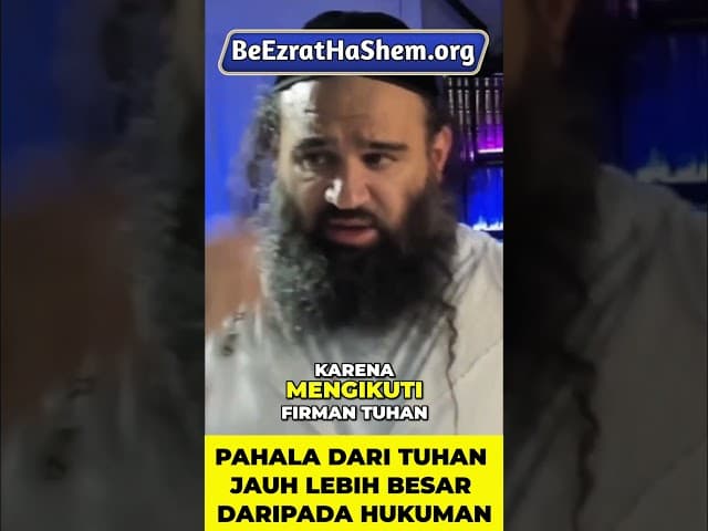 Pahala dari Tuhan Jauh Lebih Besar daripada Hukuman #Torah #Yahudi #RabiYaronReuven