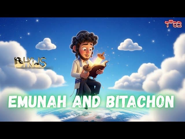 🎬The Secret of Emunah & Bitachon!🌟🛡️ | TORAH FOR KIDS AI