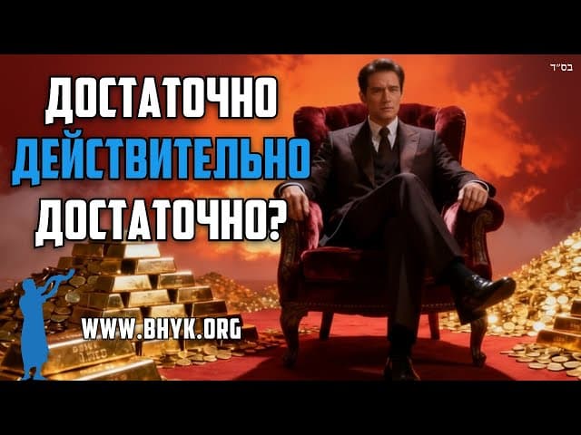 Последнее Послание Моше Раббейну Богатым и Ленивым