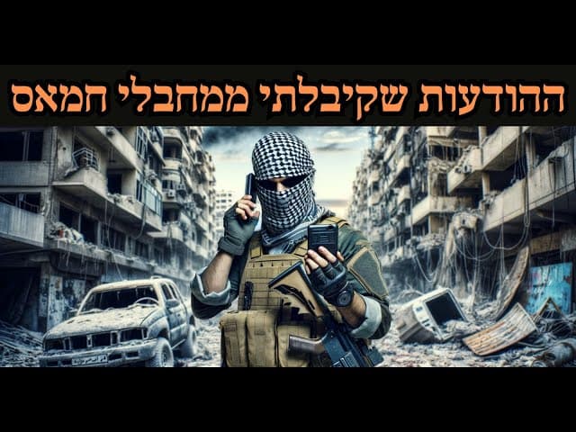 ההודעות שקיבלתי ממחבלי חמאס