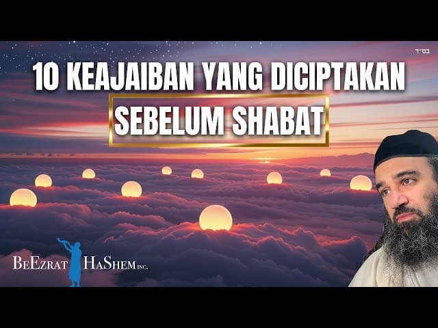 10 Mukjizat Sebelum Shabbat BAG 4 - MUSSAR Pirkei Avot