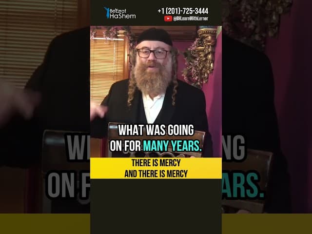 Difference between Mercy and Mercy 💎 Human's logic vs Hashem's logic #shorts #torah