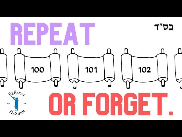 What Part of the Torah Must We Learn 101 Times?