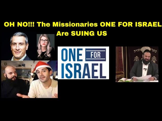 Eitan Bar, Moti Vaknin and ONE FOR ISRAEL Missionaries SUING US For Exposing Their VIOLENCE