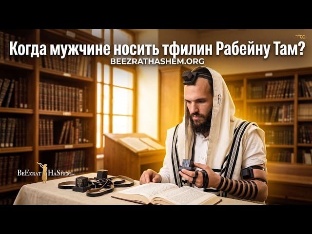 Когда мужчине носить тфилин Рабейну Там?