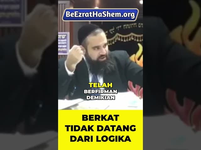 Taat Saat Sulit: Di Situlah Berkat Turun #Torah #Yahudi #RabiYaronReuven