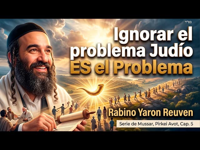 «Ignorar el problema Judío ES el Problema Gran Debate» Serie de Mussar, PirkeiAvot, Cap. Cinco 5