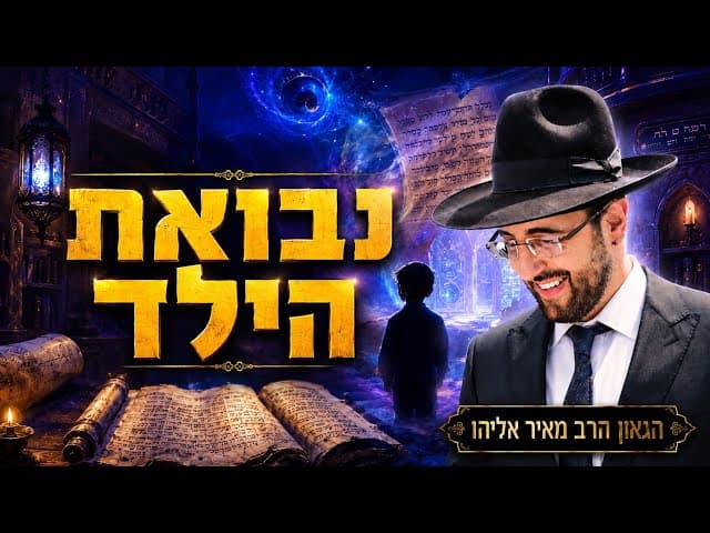 הרב מאיר אליהו | נבואת הילד | יזדים - ה׳תשפ״ו