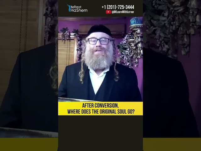 When a person converts, where does the original soul go? #Torah #shorts
