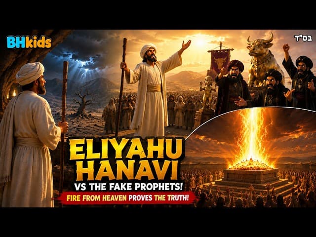 Eliyahu HaNavi Vs. The False Prophets | TORAH FOR KIDS AI