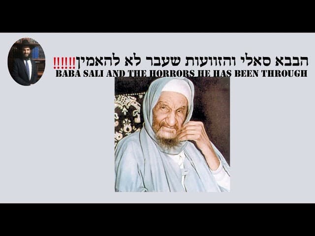 Baba Sali And The Unbelievable Horrors He Has Been Through