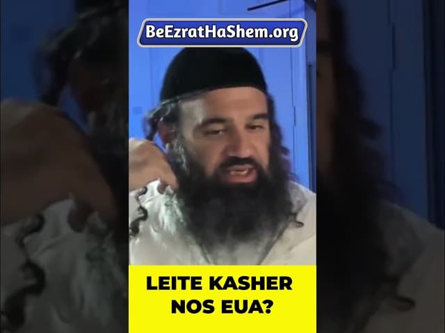 Rav Meir Eliyahu permite leite kasher comum nos EUA? #Torá #Judeu #RabinoYaronReuven