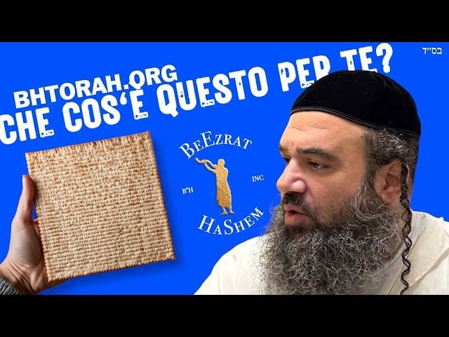 Perché celebriamo la Pasqua ebraica?