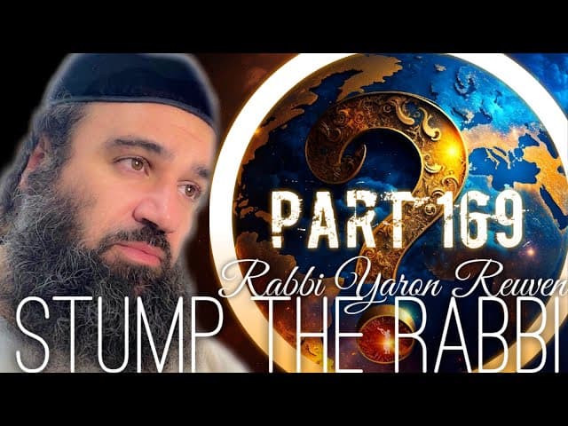KORACH MATRIX Rabbis, Jewish Fashion, COMMENTARY DEBATE, Lazy Tips - Stump The Rabbi (169)