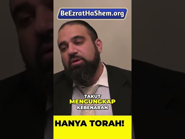 Orang Yahudi Hanya Mengakui Torah? #Torah #Yahudi #RabiYaronReuven