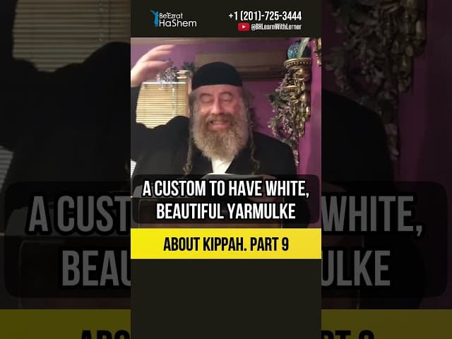 9️⃣ About kippah ⚫ Choose wisely! #shorts #torah