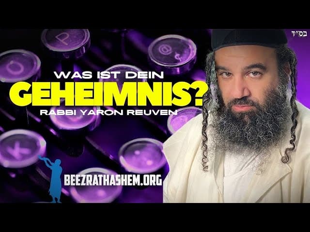 Was ist Rabbi Yaron Reuvens Geheimnis?