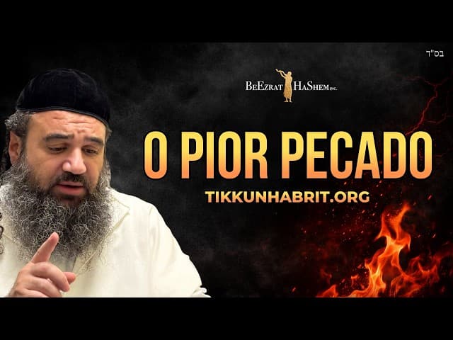 O pior pecado no judaísmo