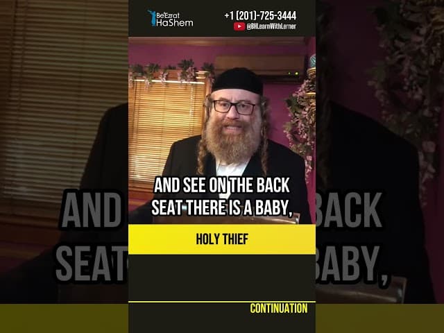 Holy thief 🚗 Incredible story about car thief in Israel #shorts #Torah