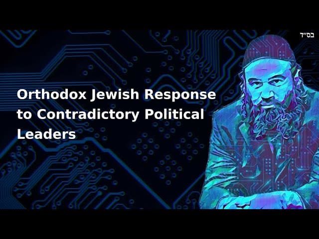 Orthodox Jewish Response to Contradictory Political Leaders