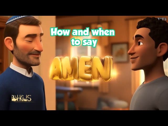 How to say Amen | TORAH FOR KIDS AI